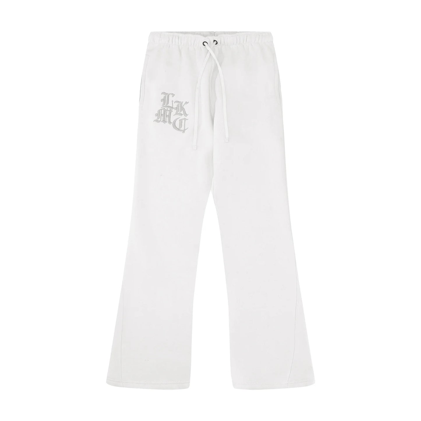 LUKAMACHAIN Flared Jogger White