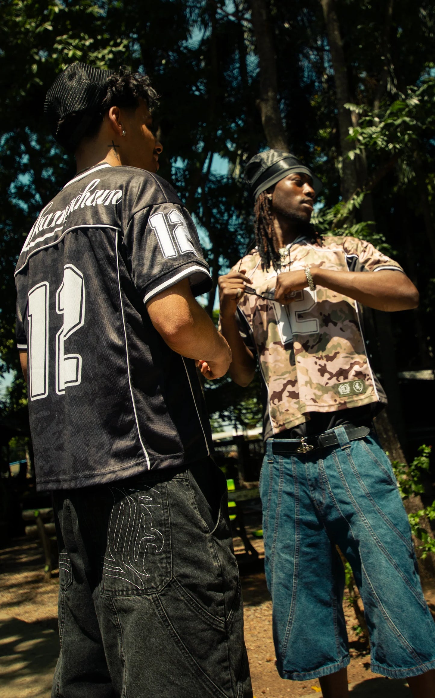 LUKAMACHAIN Camo Jersey Army Green