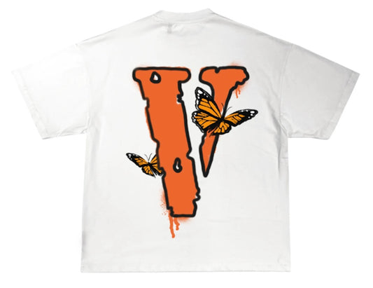Juice WRLD x Vlone Butterfly T-shirt White