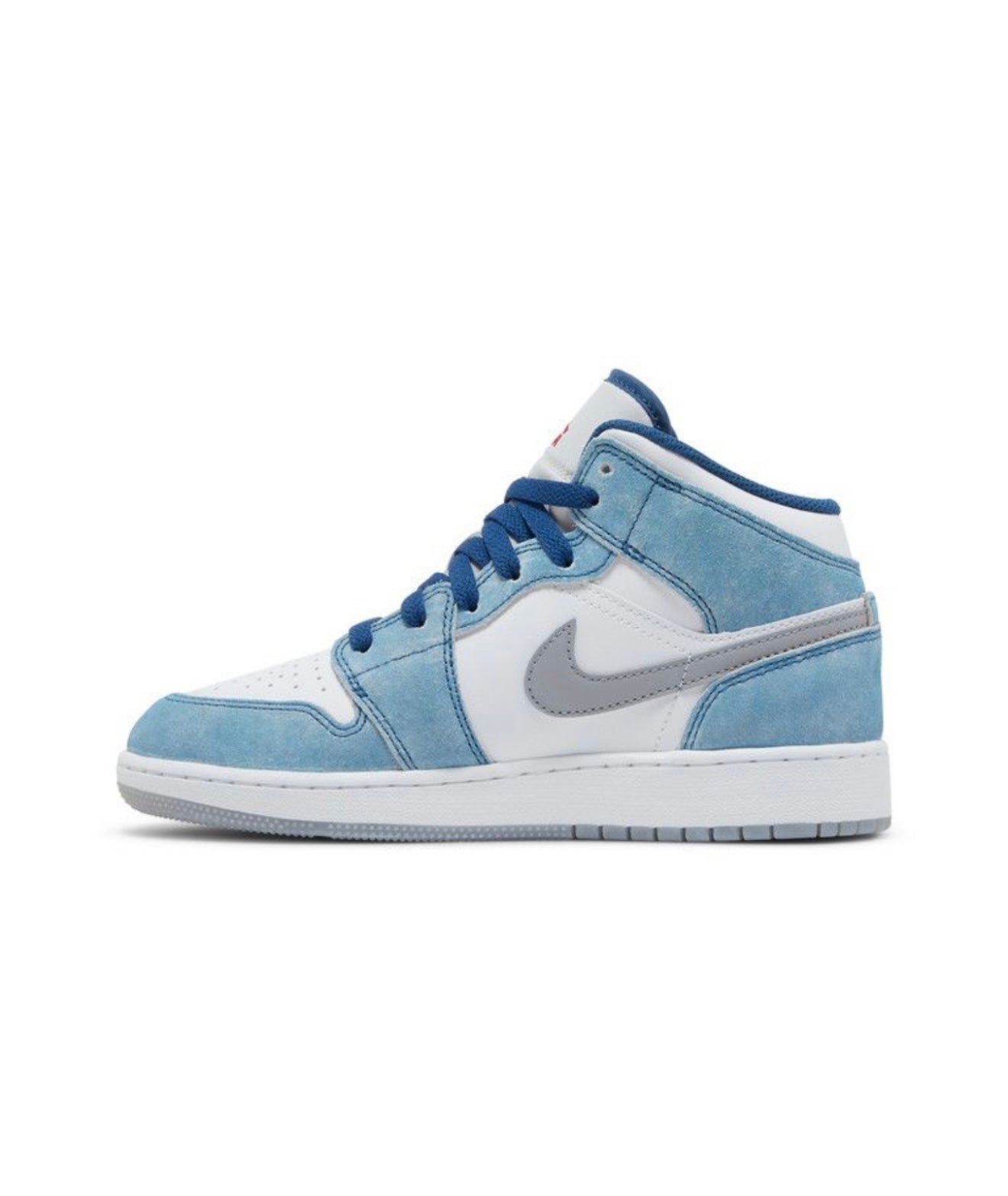 Jordan 1 Mid SE French Blue Light Steel (Gs)