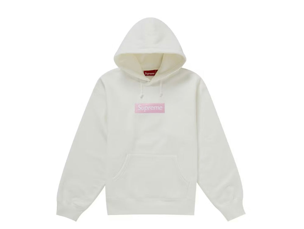 Supreme Box Logo Hooded Sweatshirt (FW25) White