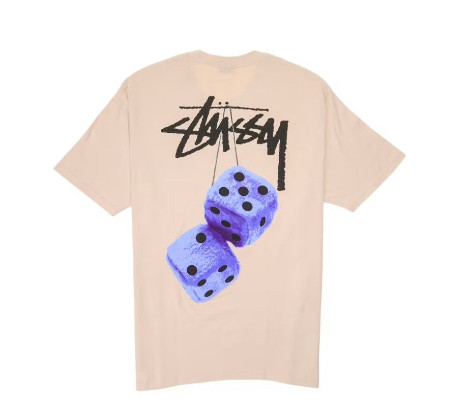 Stussy Fuzzy Dice Tee Smoke