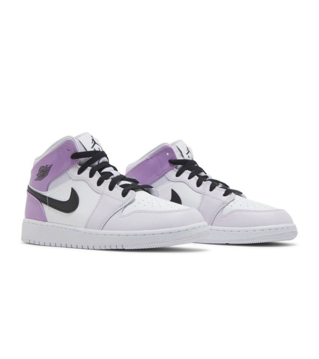 Jordan 1 Mid Barely Grape (GS)