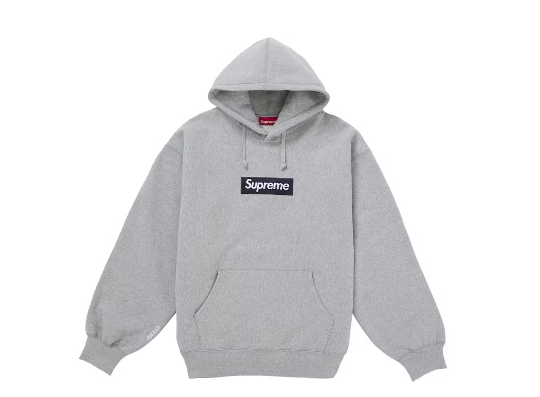 Supreme Box Logo Hooded Sweatshirt (FW25) Heather Grey
