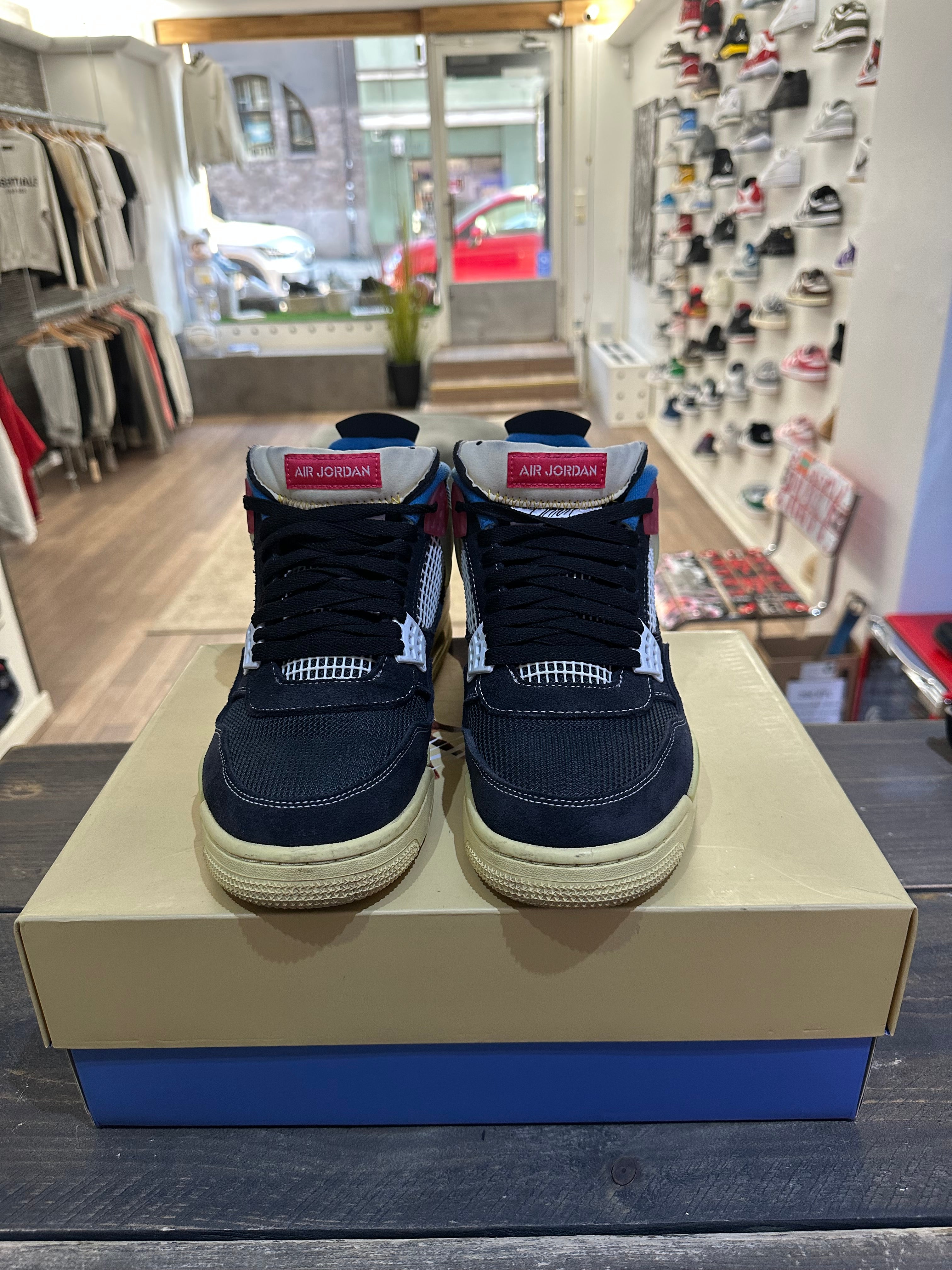 Jordan 4 Retro Union Off Noir (Eu: 45)