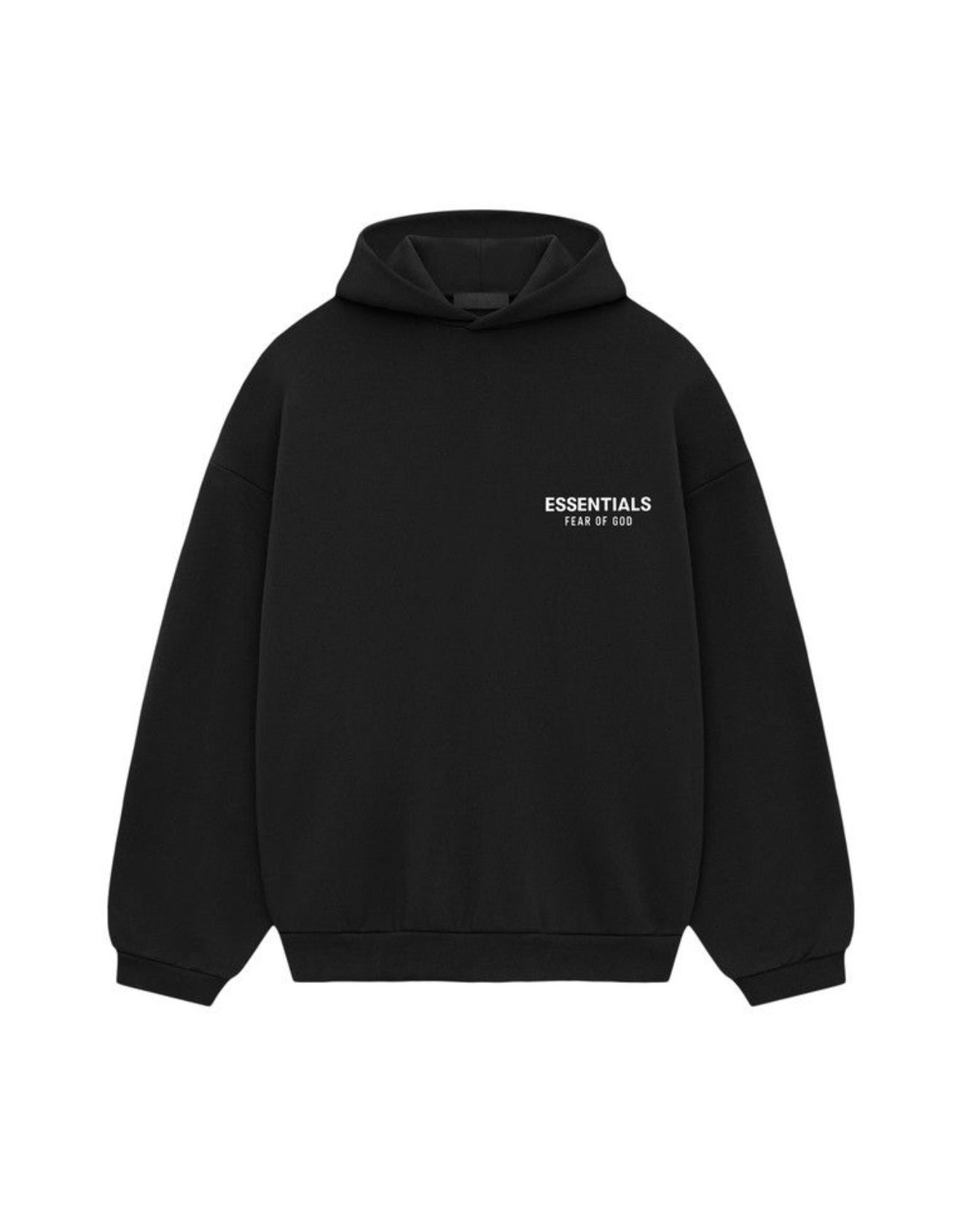 Fear of God Essentials Fleece Hoodie (FW24) Black