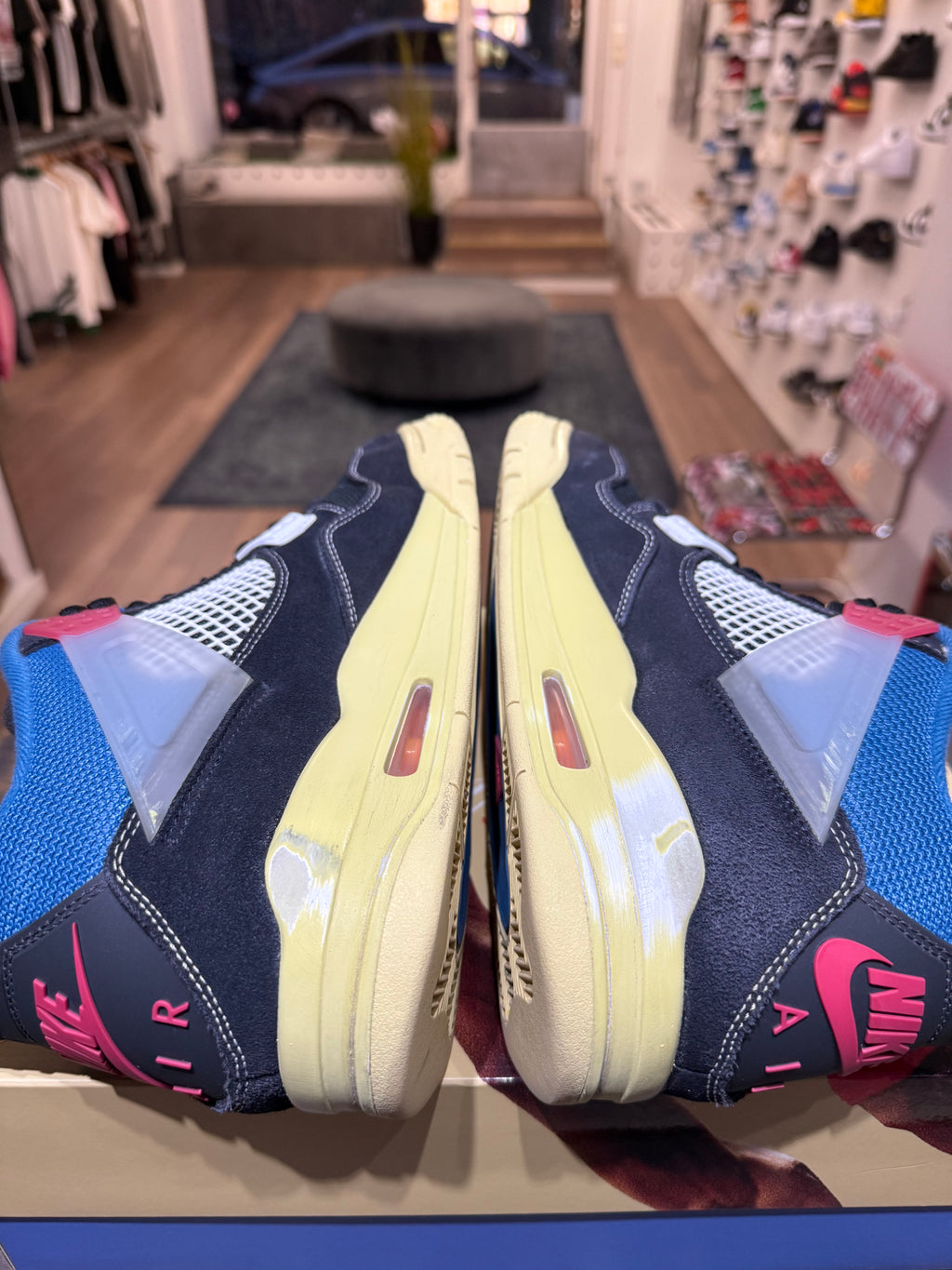 Jordan 4 Retro Union Off Noir (Eu: 45)