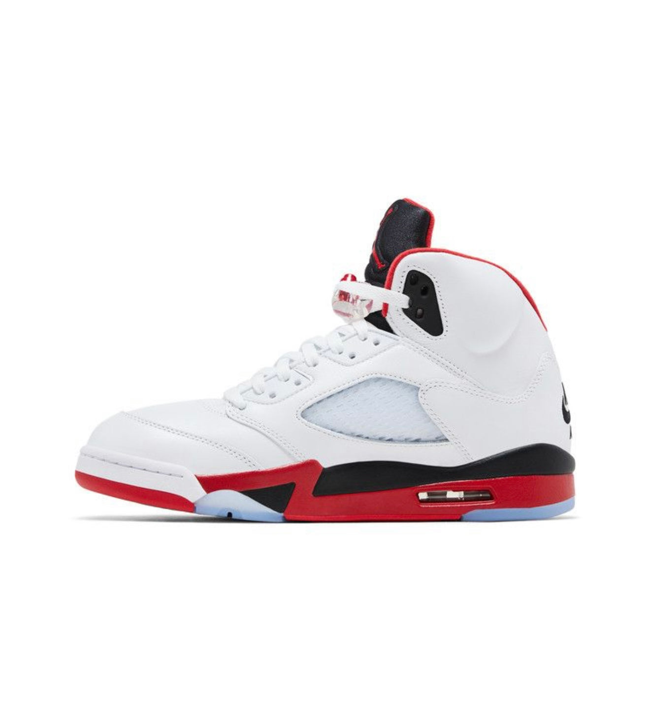 Jordan 5 Retro Fire Red Black Tongue (2025)
