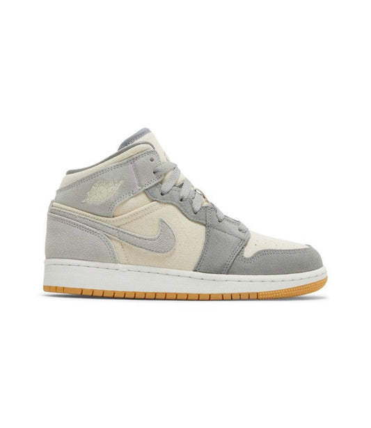 Jordan 1 Mid SE Coconut Milk Particle Grey (GS)