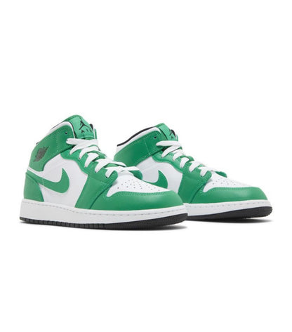 Jordan 1 Mid Lucky Green (GS)