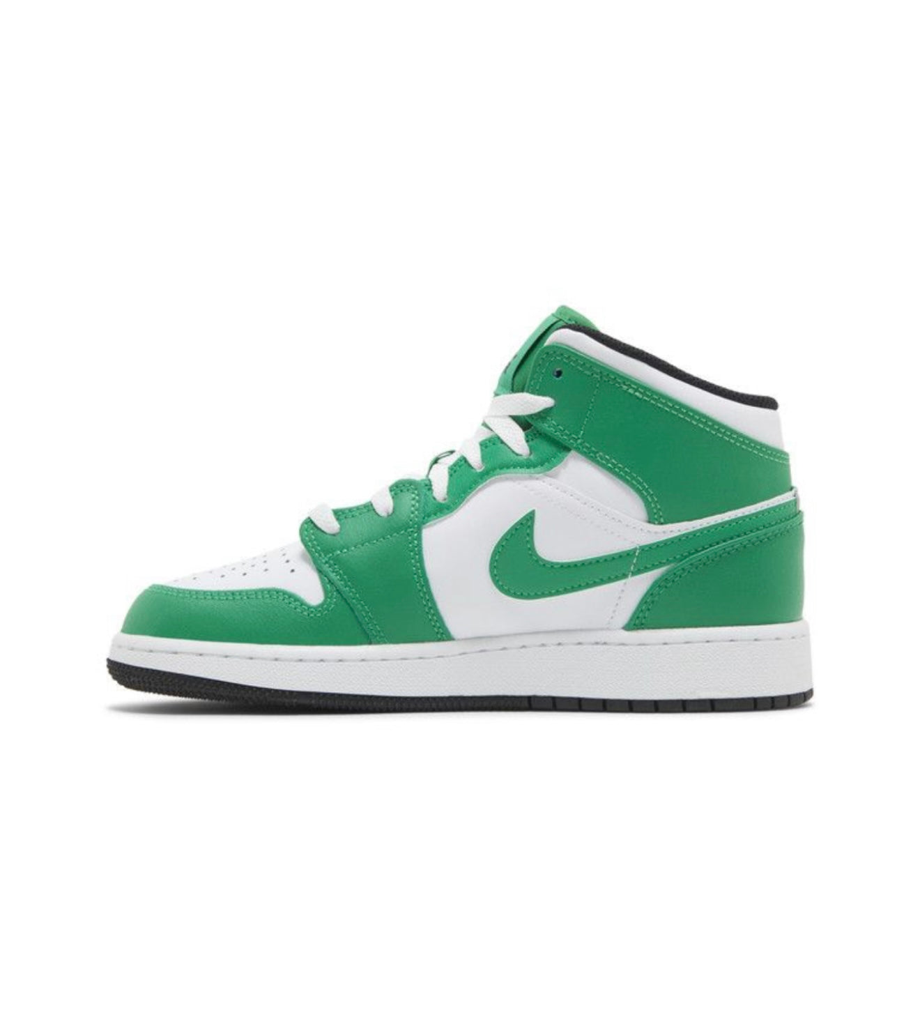 Jordan 1 Mid Lucky Green (GS)