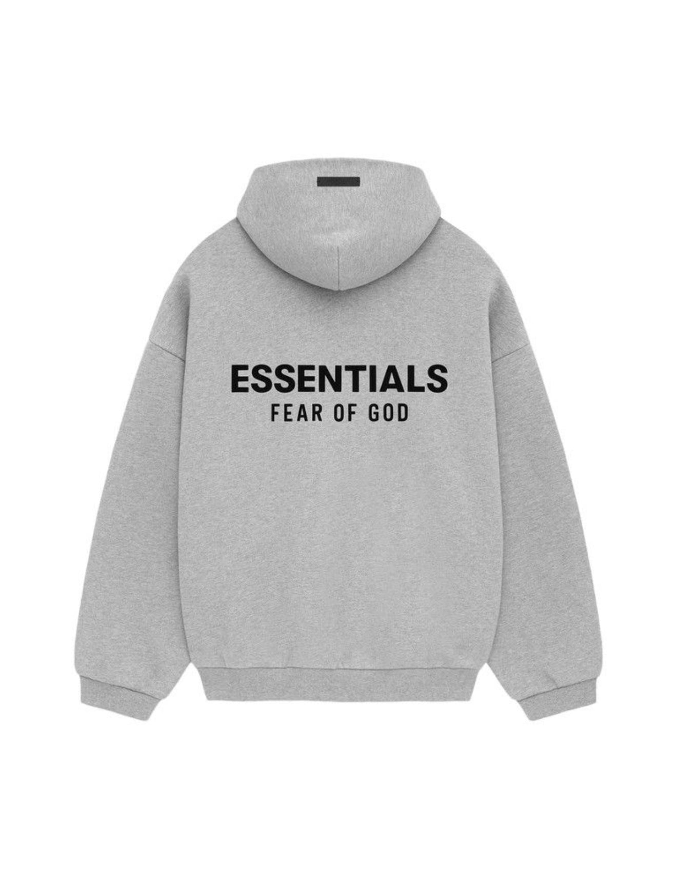 Fear of God Essentials Fleece Hoodie Light Heather Gray