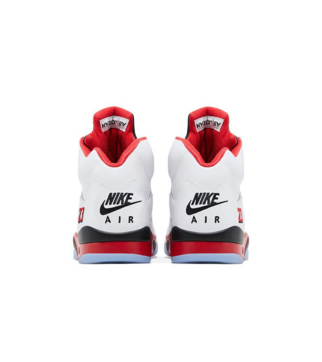 Jordan 5 Retro Fire Red Black Tongue (2025)