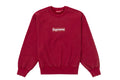 Supreme Washed Box Logo Crewneck Red