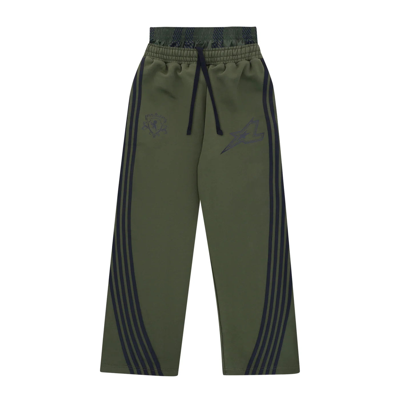 JOGGER STRIPED - ARMY GREEN