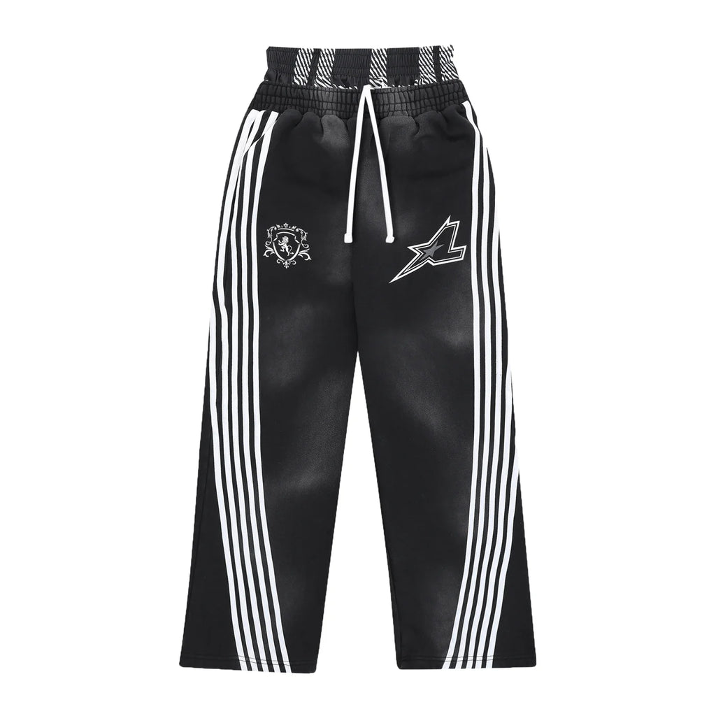JOGGER STRIPED - BLACK