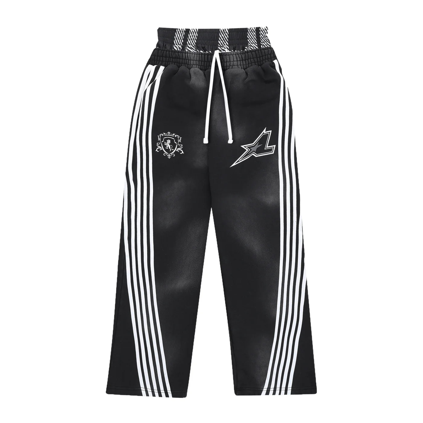 JOGGER STRIPED - BLACK