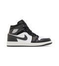 Jordan 1 Mid Black White Iron Grey