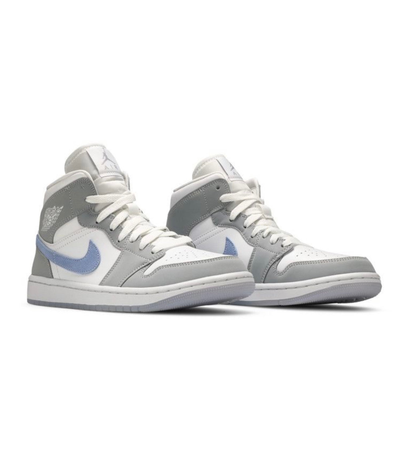Jordan 1 Mid Wolf Grey Aluminum (Women's)