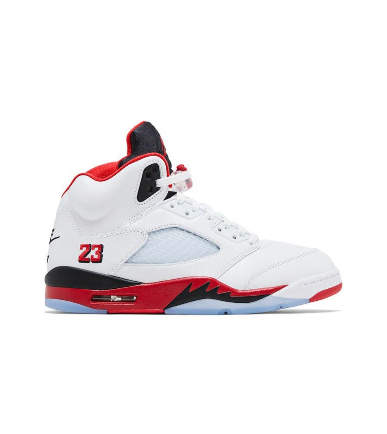 Jordan 5 Retro Fire Red Black Tongue (2025)