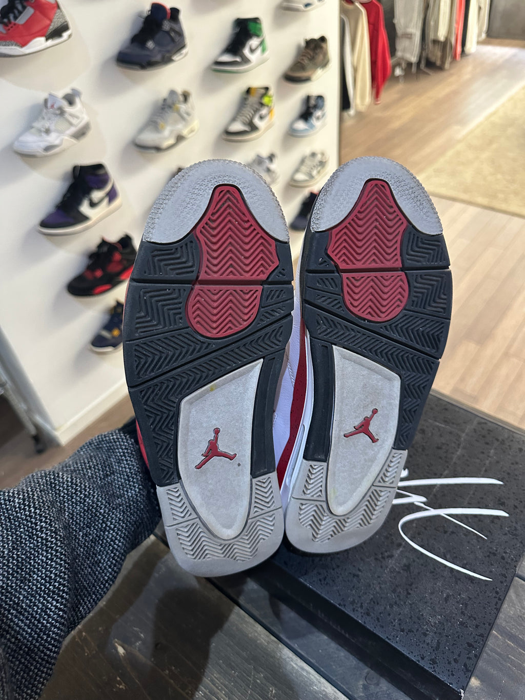 Jordan 4 Retro Red Cement (Eu:44)
