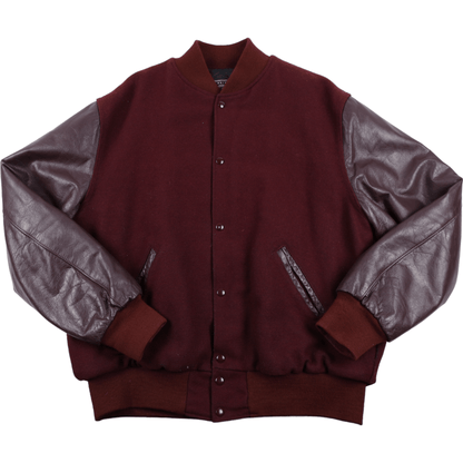 Holloway Leather Red Varsity Jacket