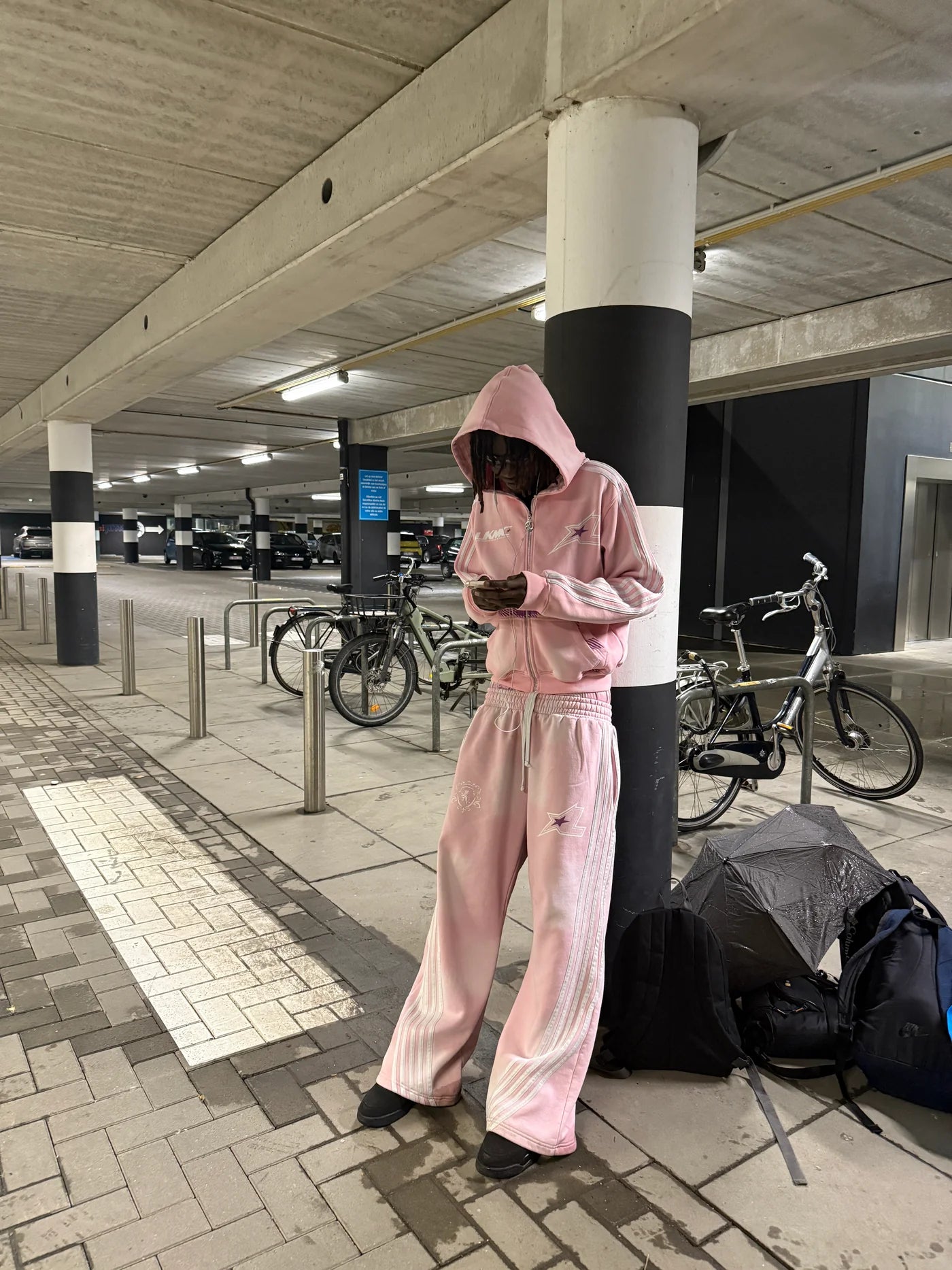 JOGGER STRIPED - PINK