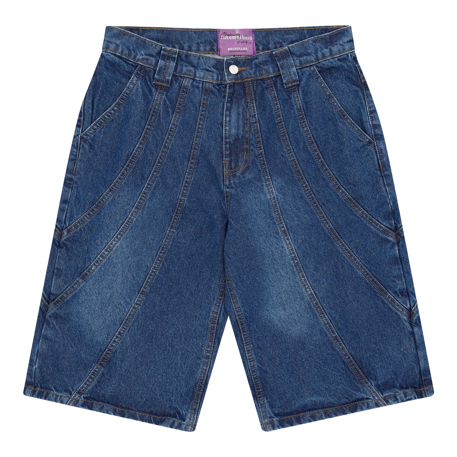 READER Panel Jorts Blue