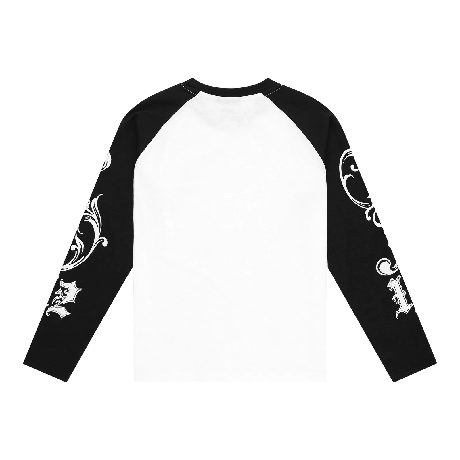 LUKAMACHAIN ​​Longsleeve Black - Ancient Flower
