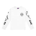 LUKAMACHAIN ​​Longsleeve White - Ancient Flower